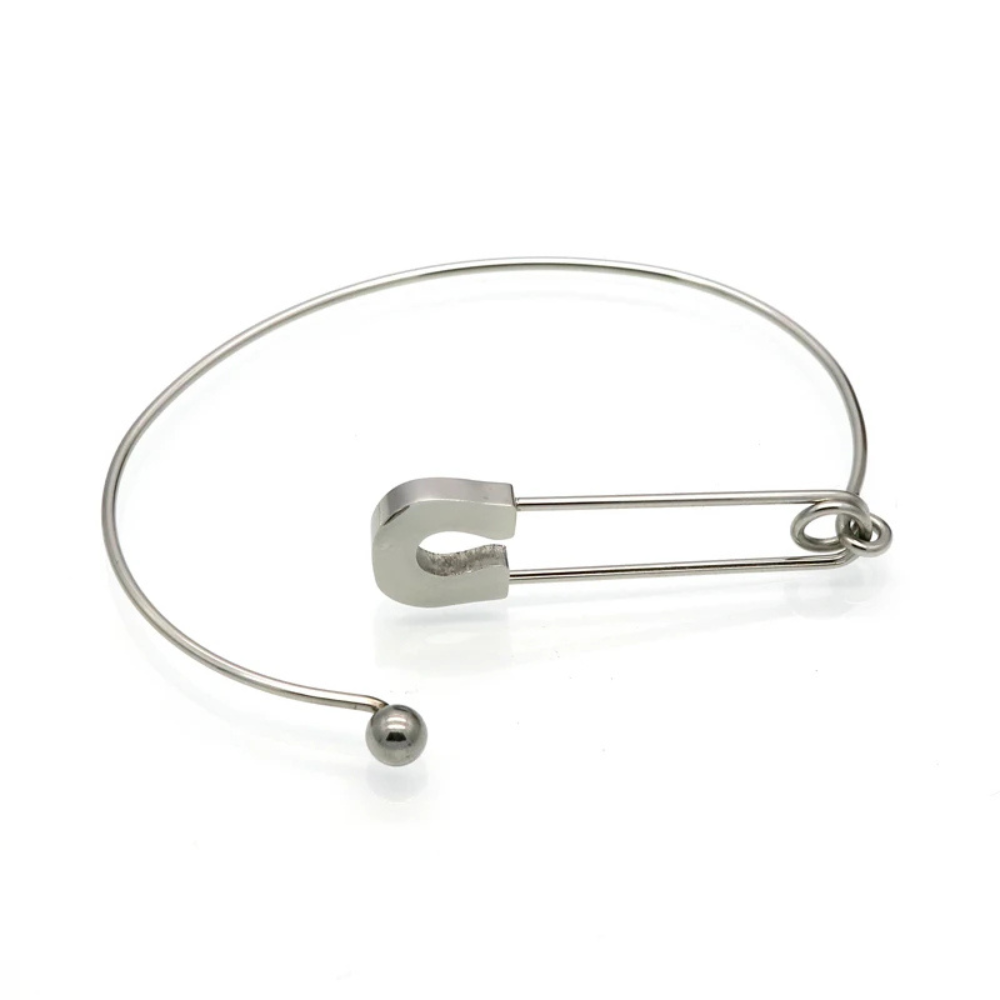 Bracelet Trombone argent