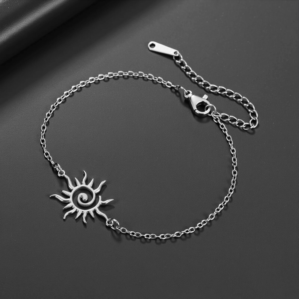 Bracelet Soleil de Vie argenté