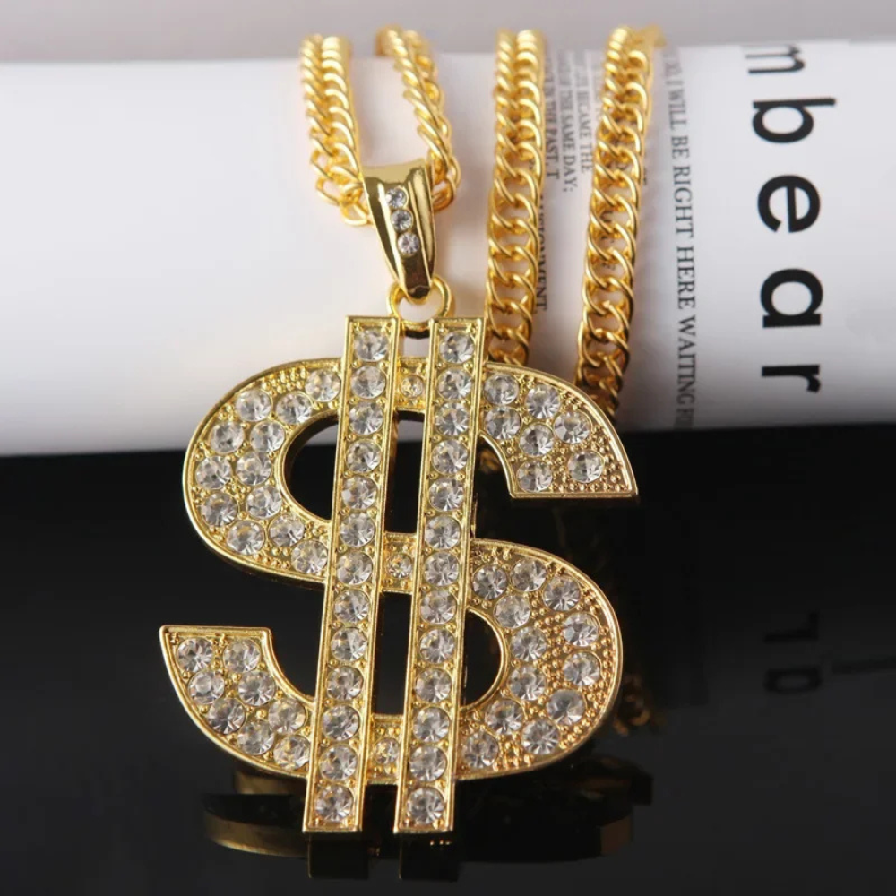 Collier Dollar Cartoon brillant