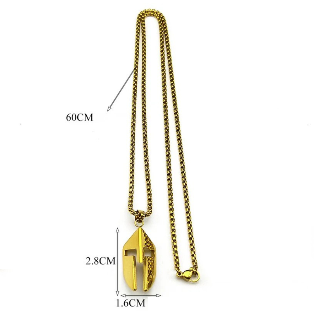 Collier Spartan Warrior pendentif