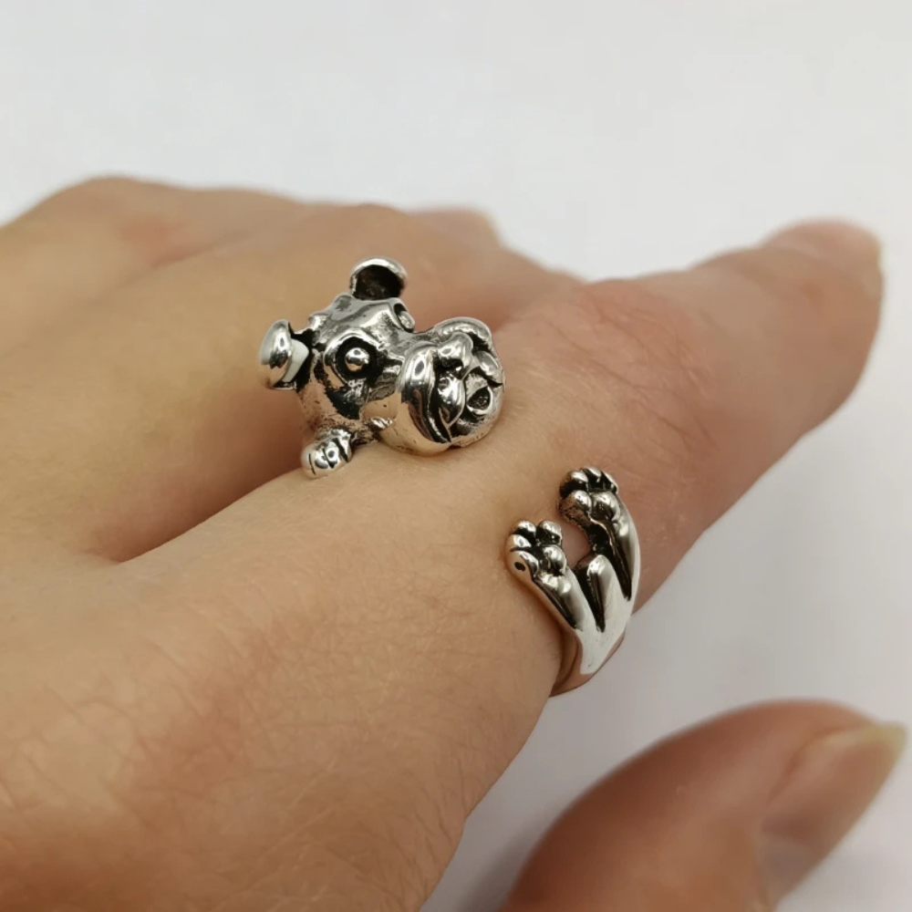 Bague Chien Terrier ecossais