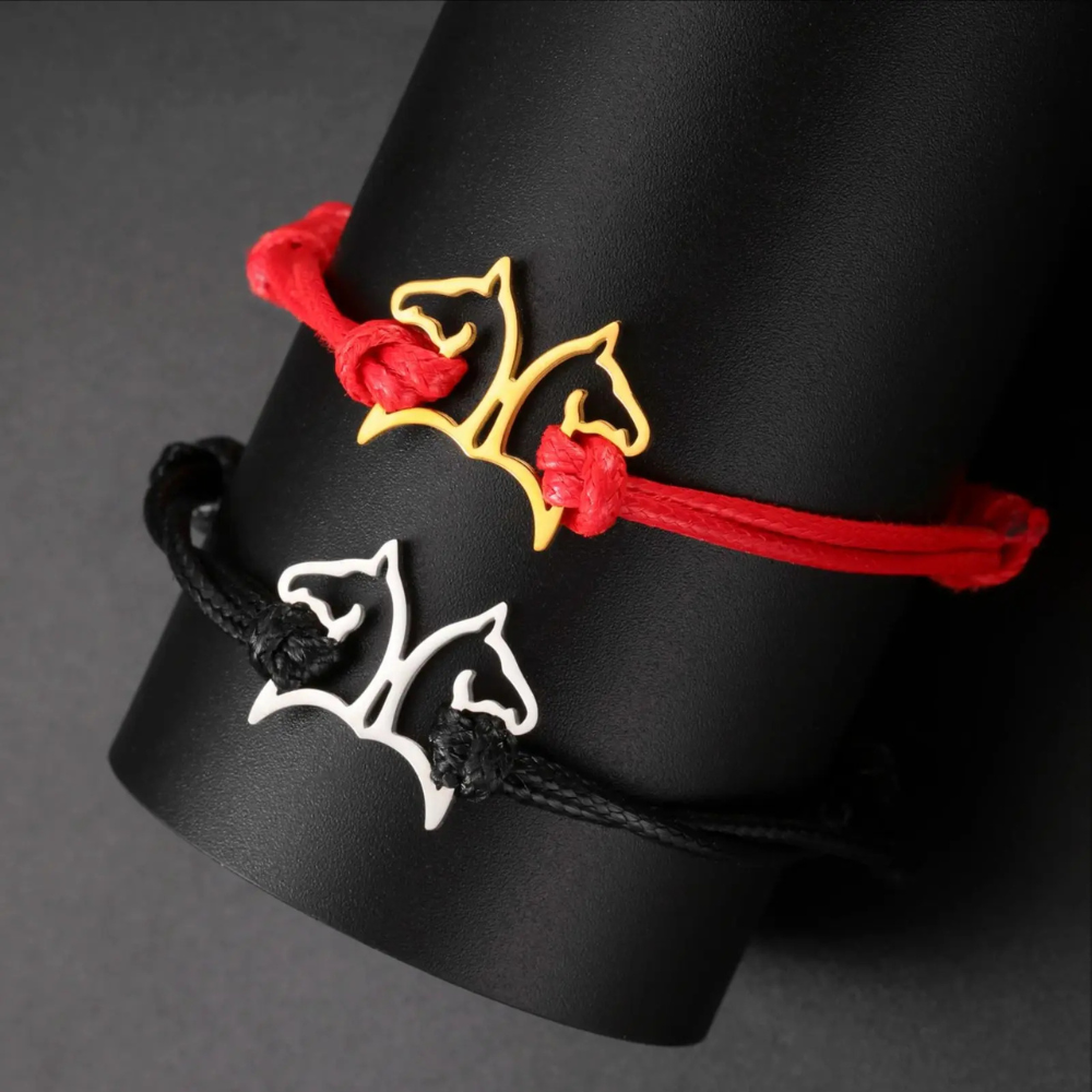 Bracelet Cheval tissu