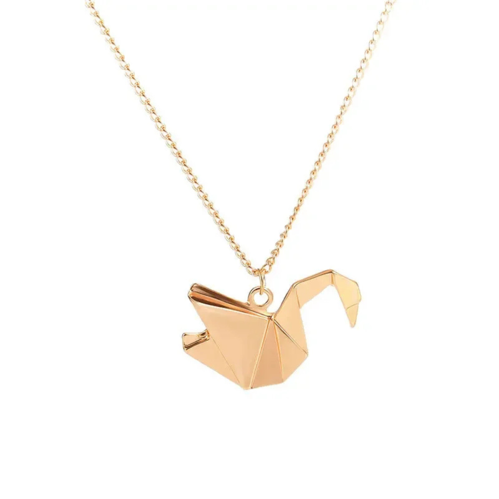 Collier Cygne en Papier