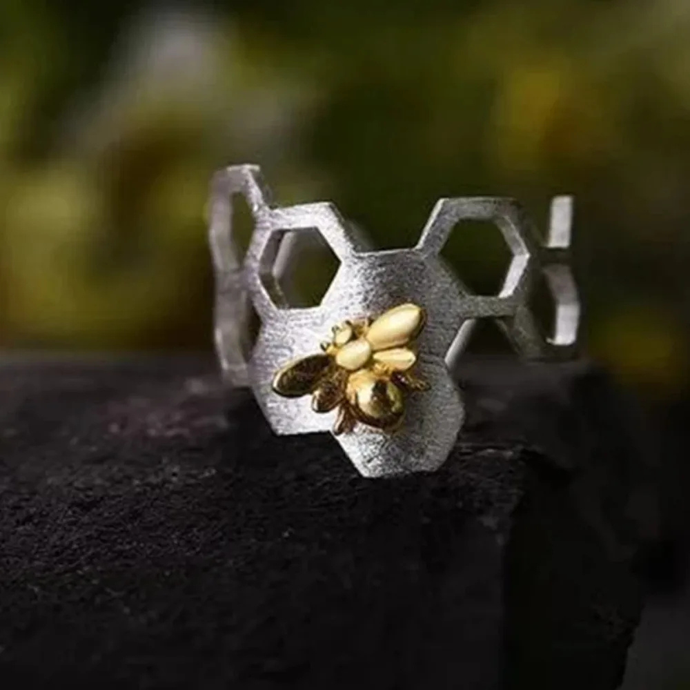 Bague Nid d'Abeille guepe