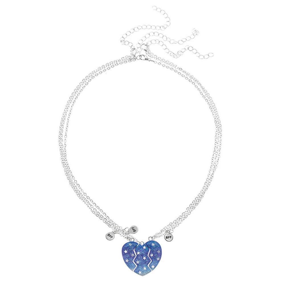 Collier BFF Coeur pour 3