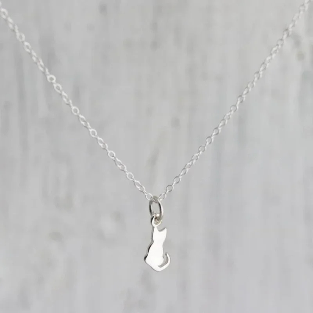 Collier Pendentif Petit Chat pas cher