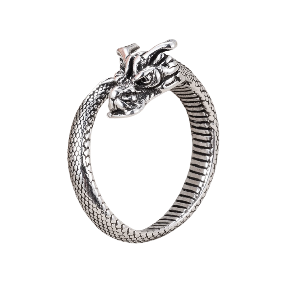Bague Dragon Chinois Argent
