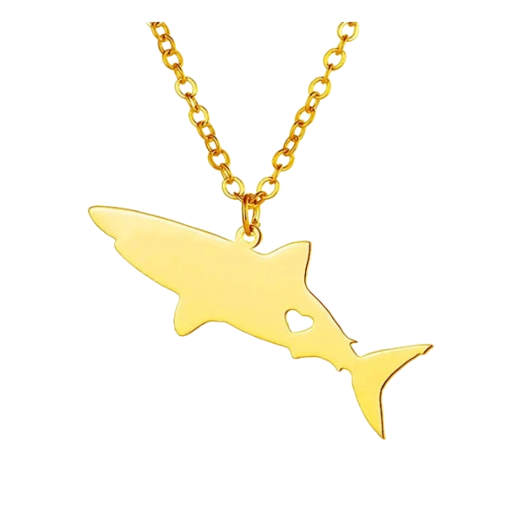 Collier Requin Cœur