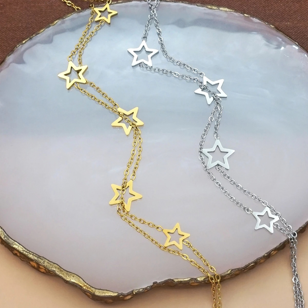 Bracelet Multi Étoile acier