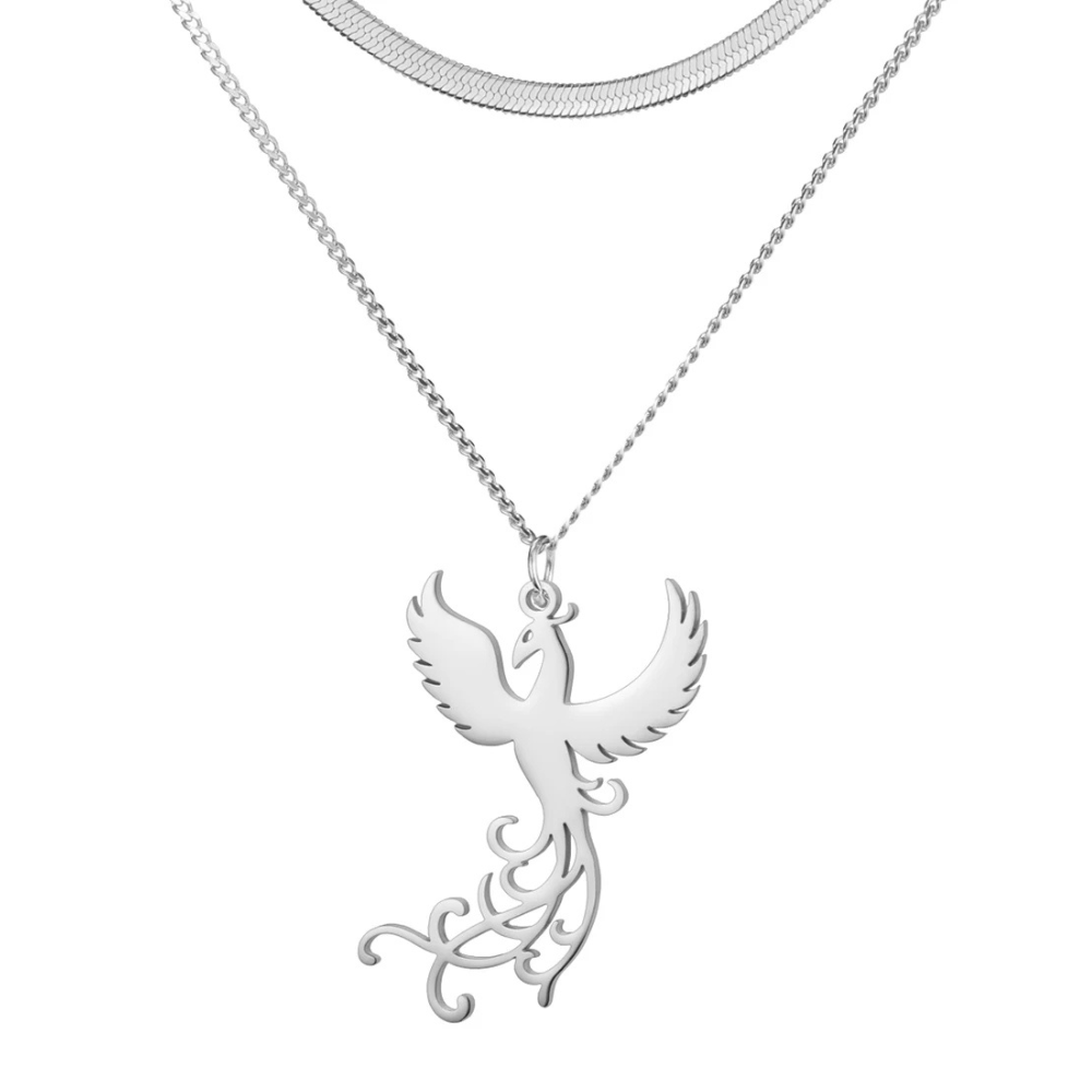 Collier Phoenix Femme argent