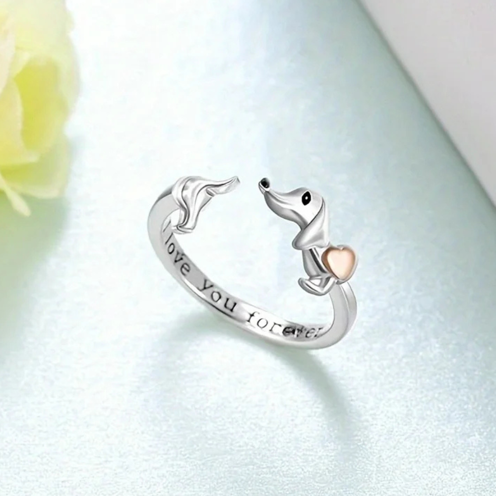 Bague Chien Love You forever