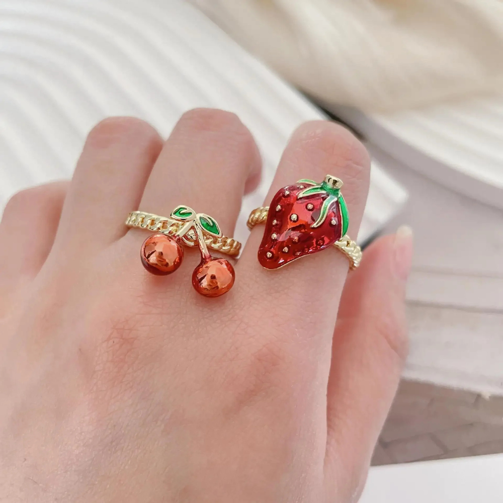 Bague Fraise Femme