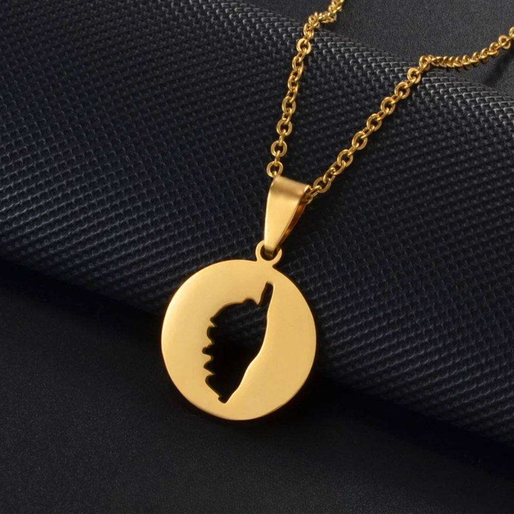Collier Breloque Corse doré