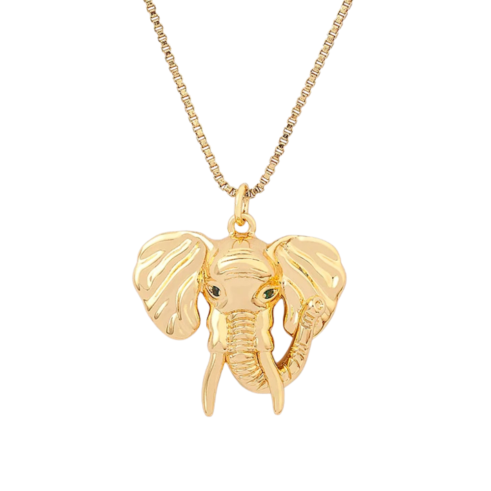 Collier Grosse Tête d'Éléphant