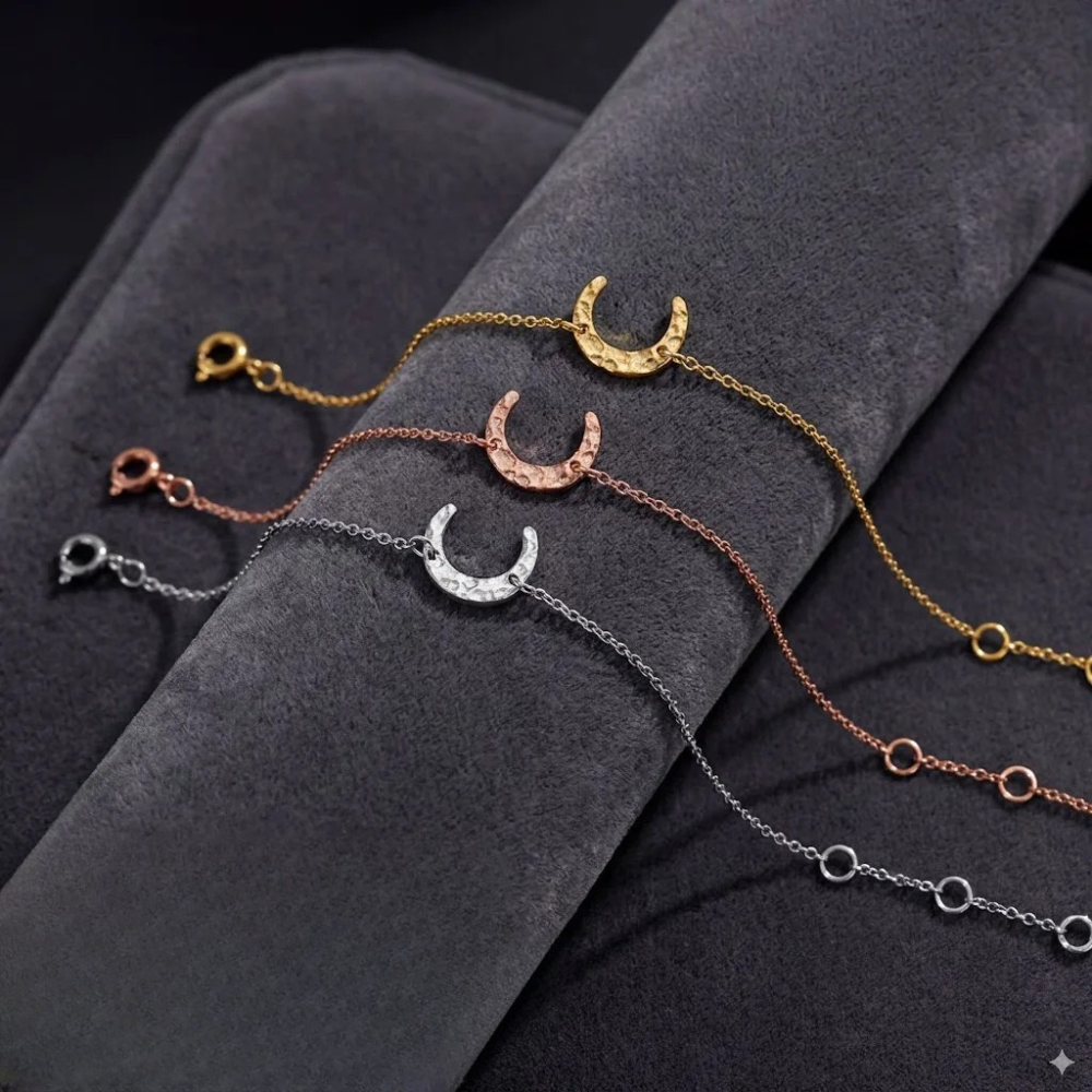 Bracelet Lune acier inox