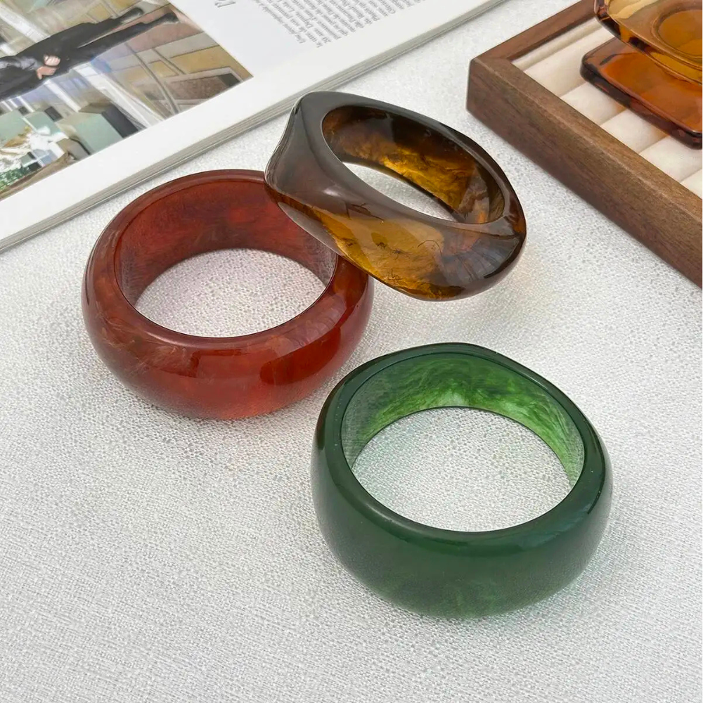 Bracelet Résine jonc femme