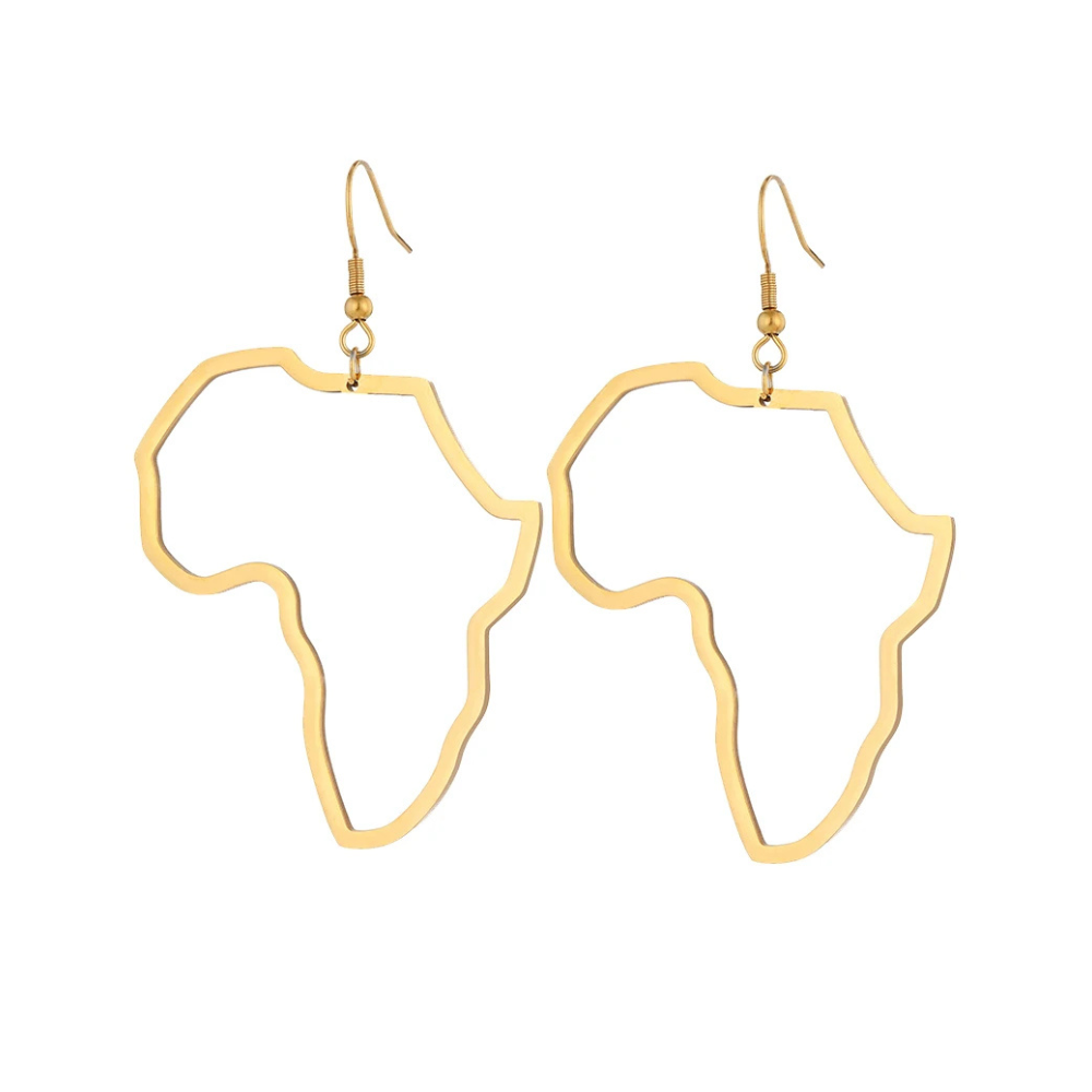 Boucles d'Oreilles Afrique Pendantes