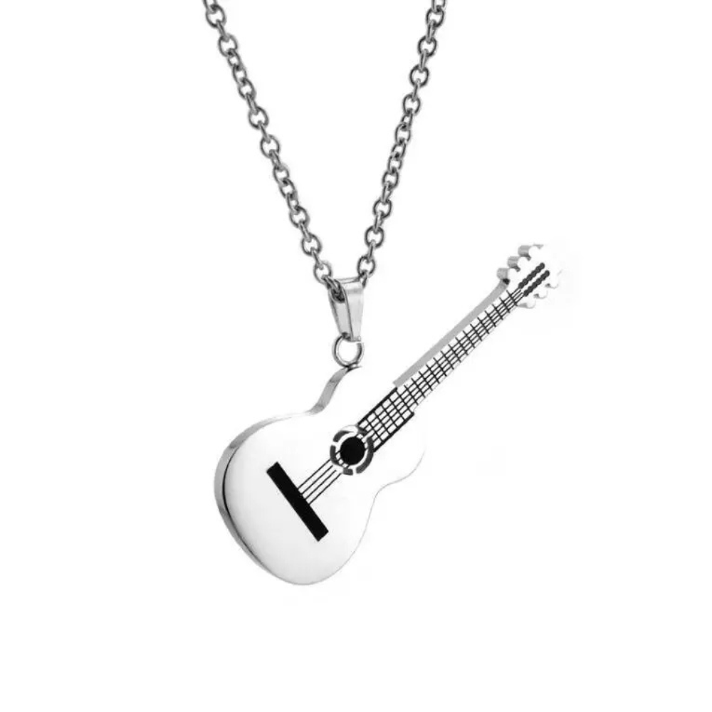 Collier Guitare Gitan argent