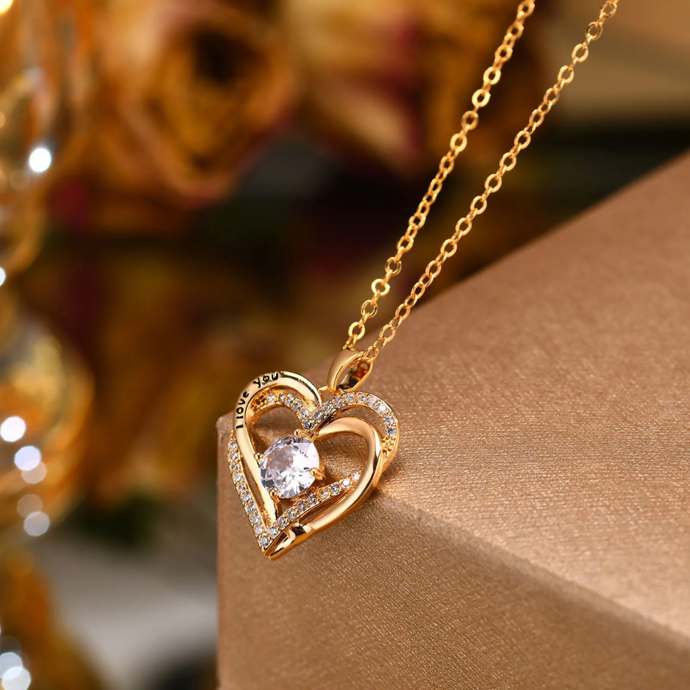 Collier Coeur Saint-Valentin pendentif