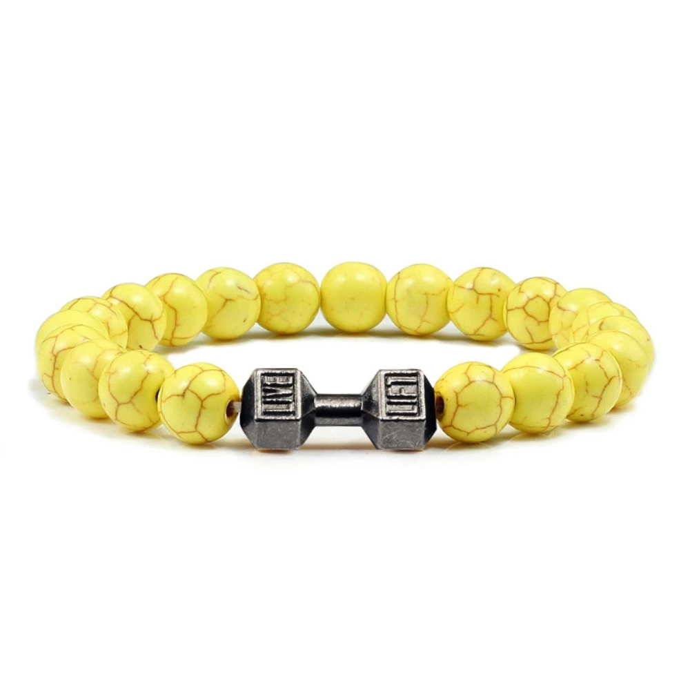 Bracelet Perles jaune