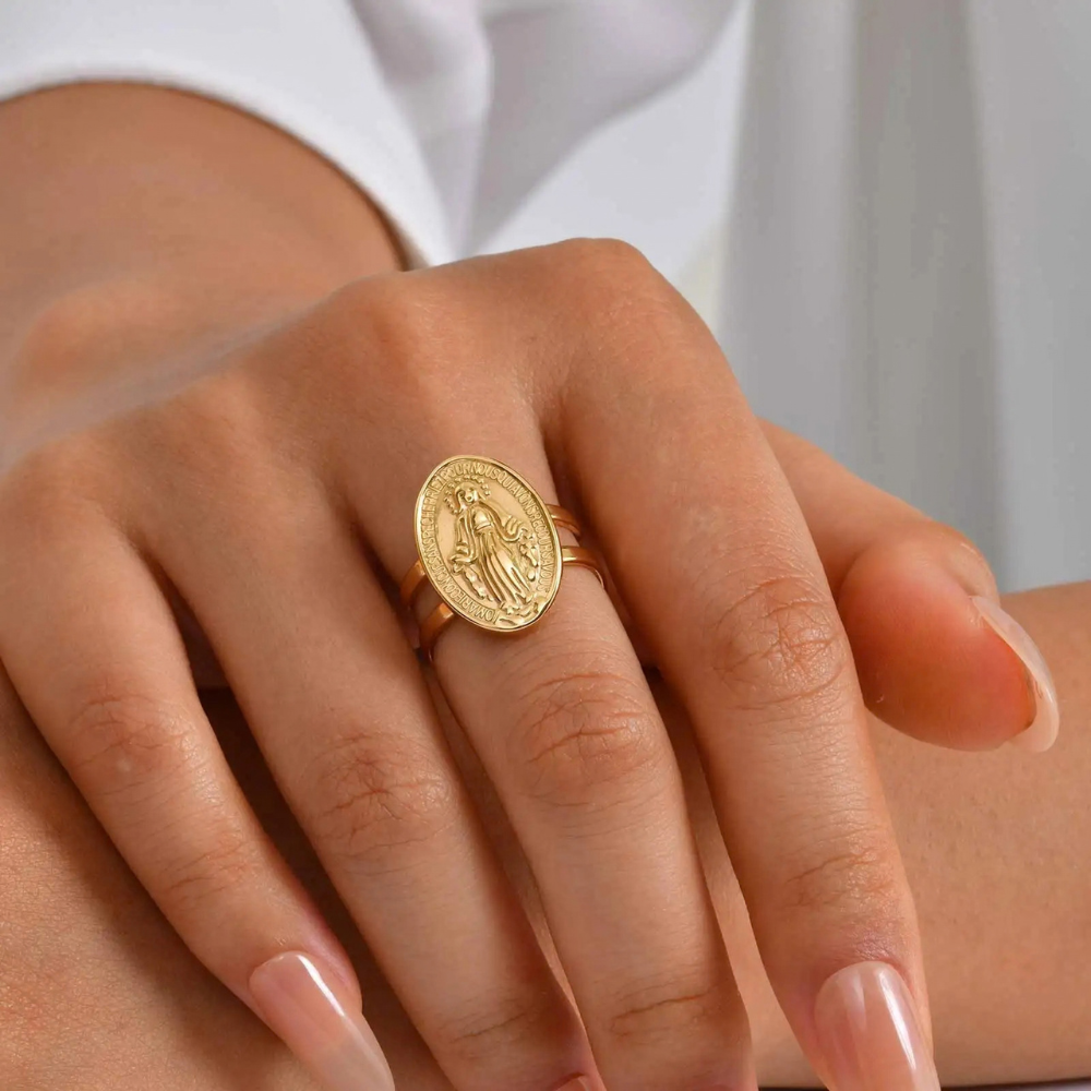 Bague Vierge Marie femme