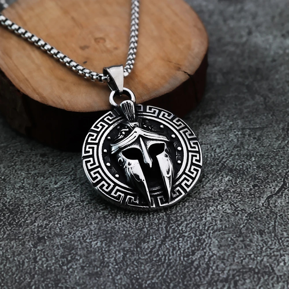 Collier Viking Spartan casque
