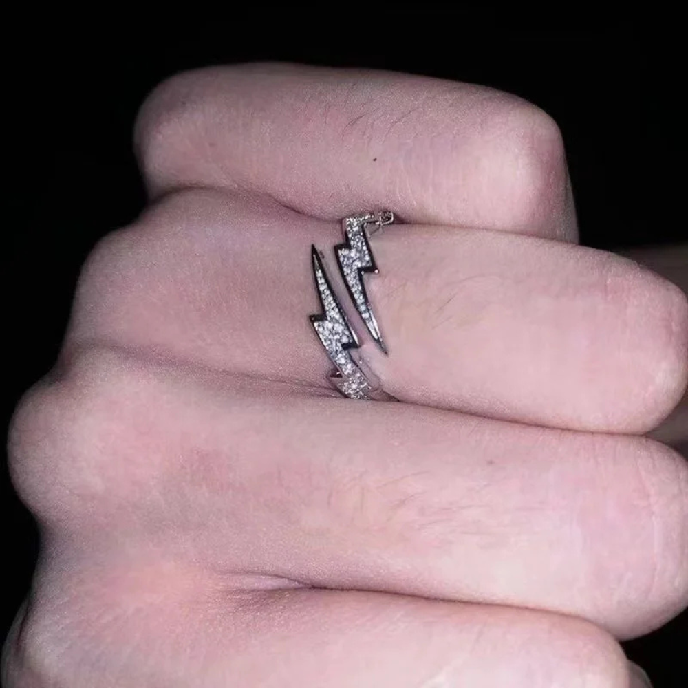 Bague Éclair zircon femme