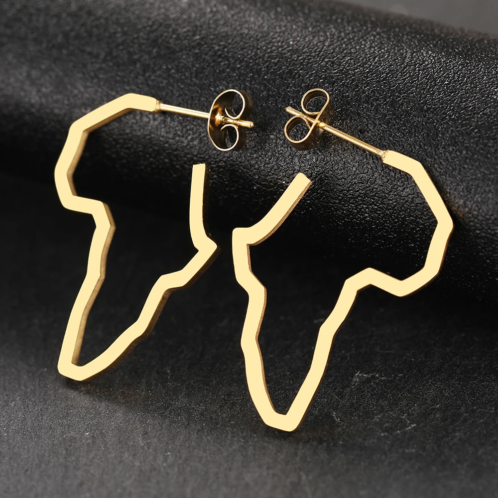 paire Boucles d'Oreilles symbole d'Afrique 