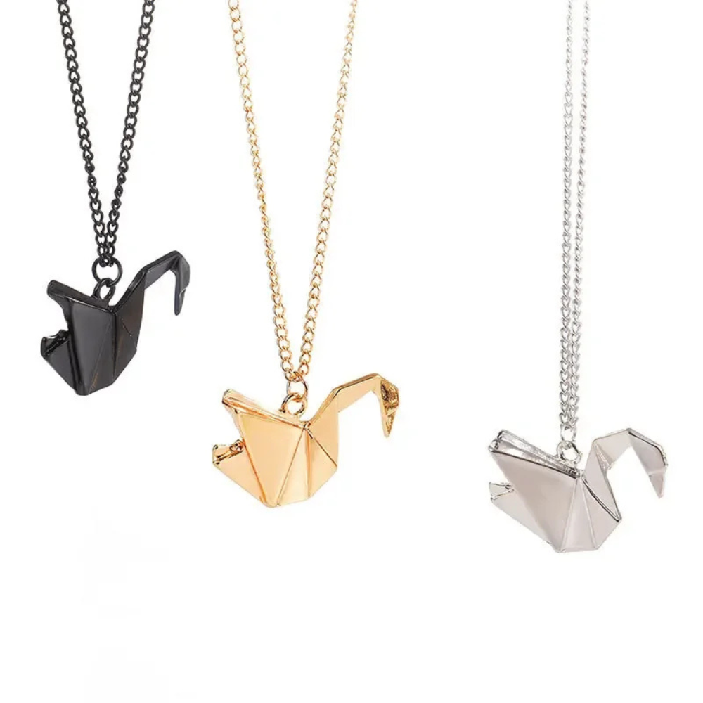 Collier Cygne en Papier femme