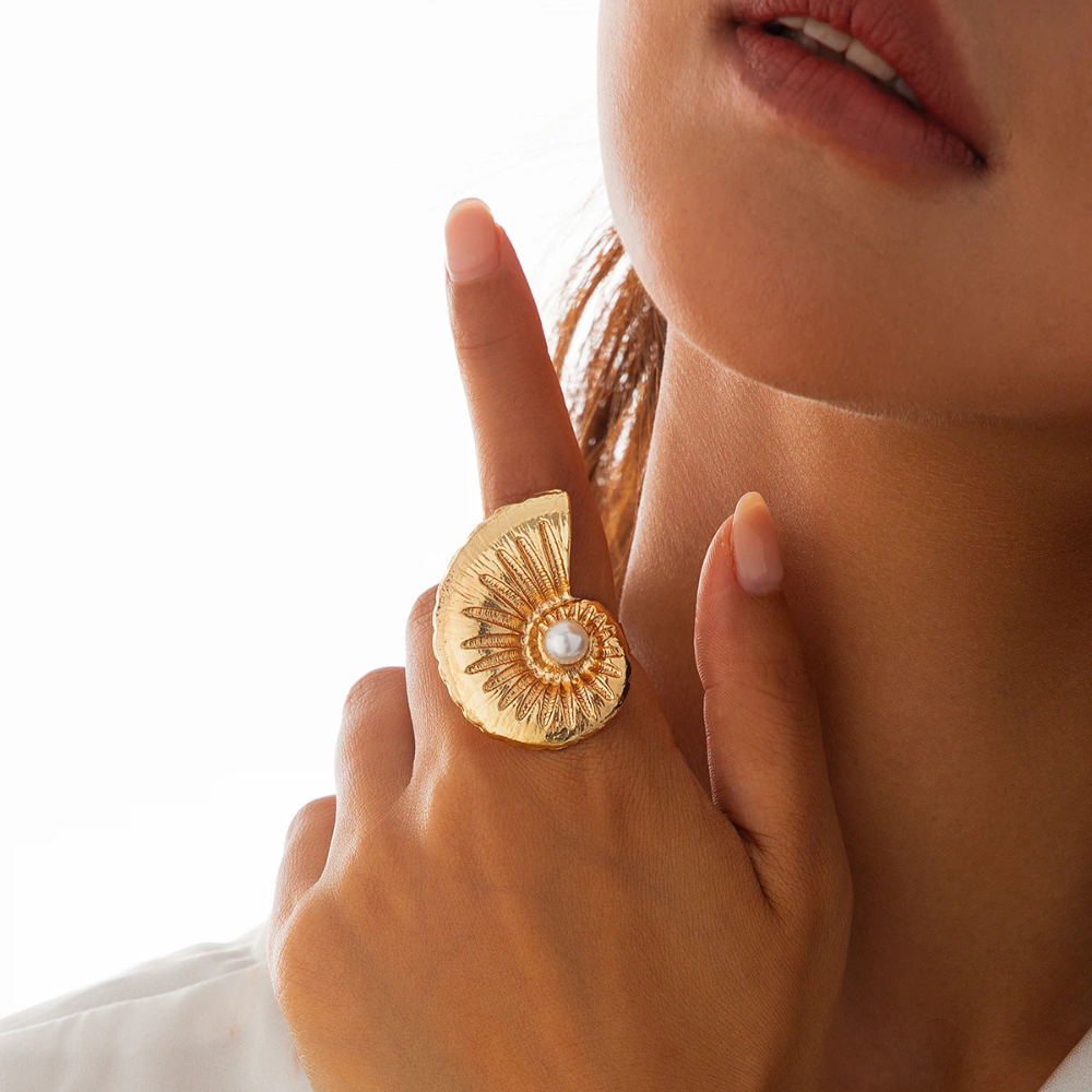 Grosse Bague Escargot femme