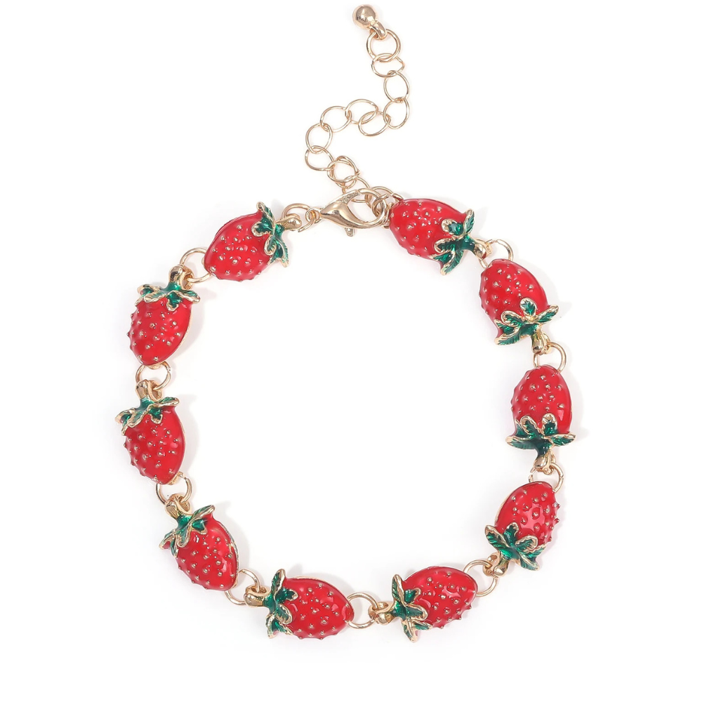 Bracelet Fraise Femme