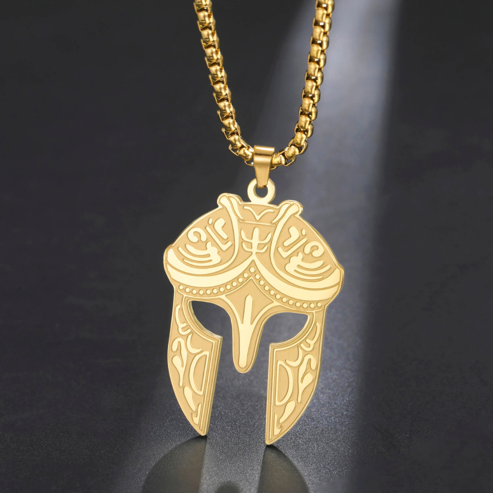 Collier Spartan Warrior doré