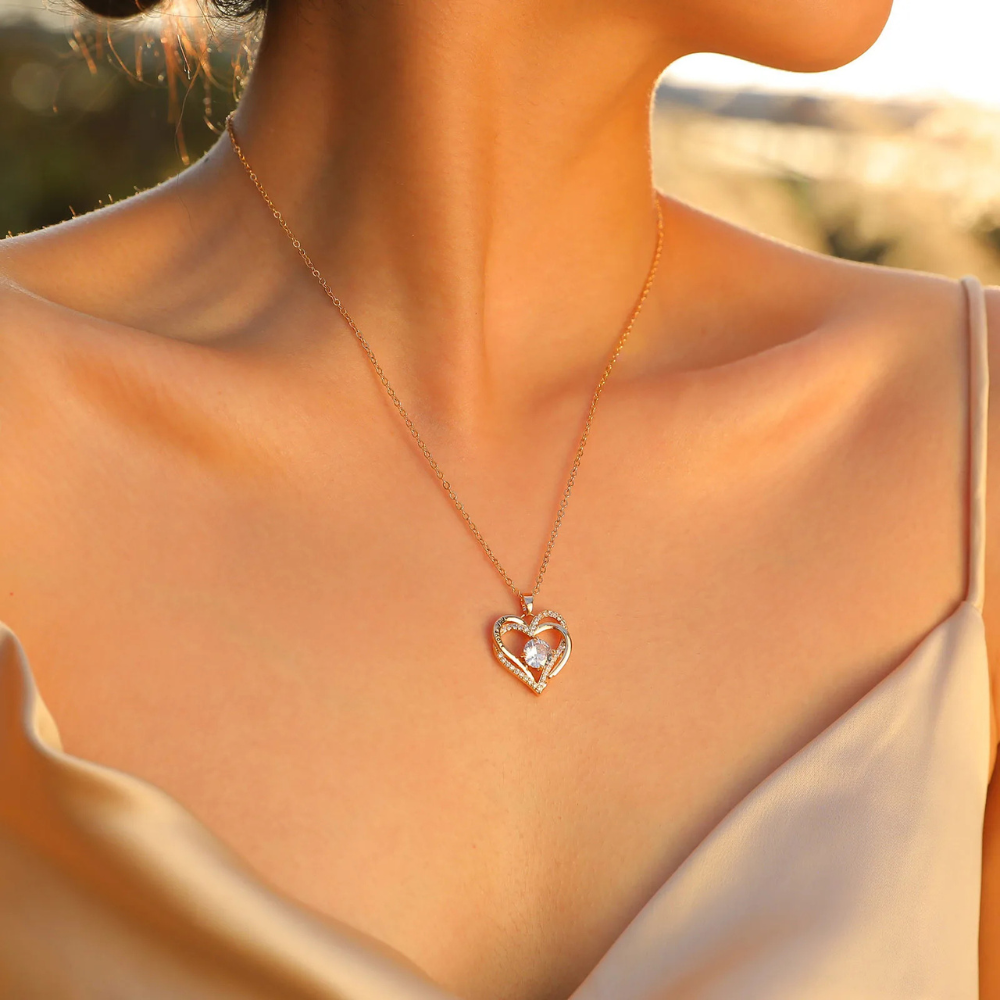 Collier Coeur Saint-Valentin femme