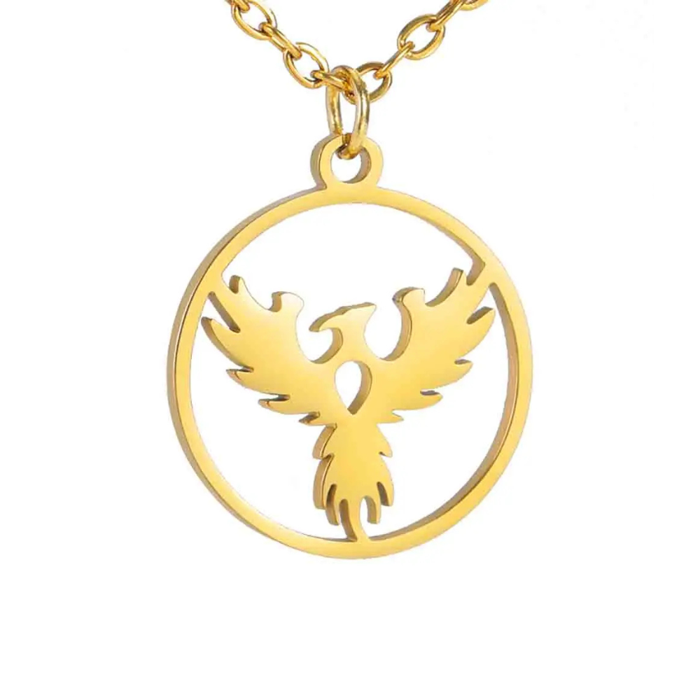 pendentif Phoenix doré