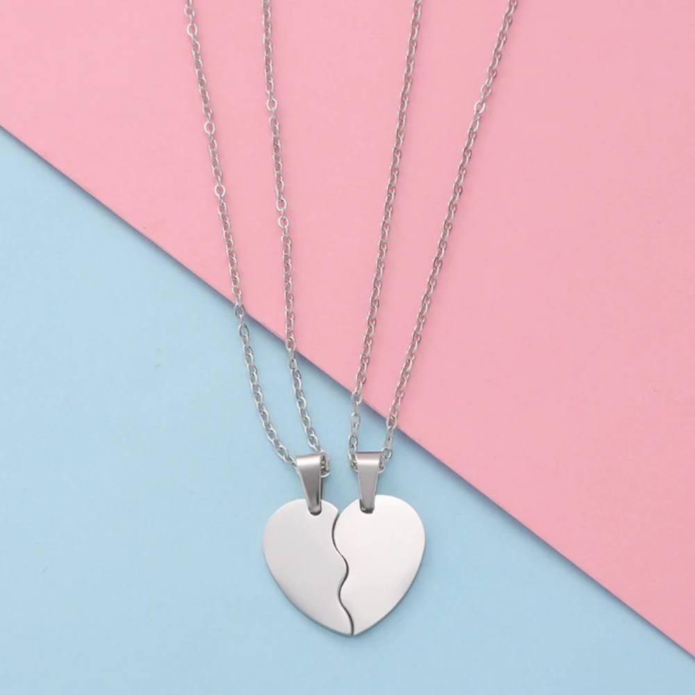 Collier Moitié Coeur