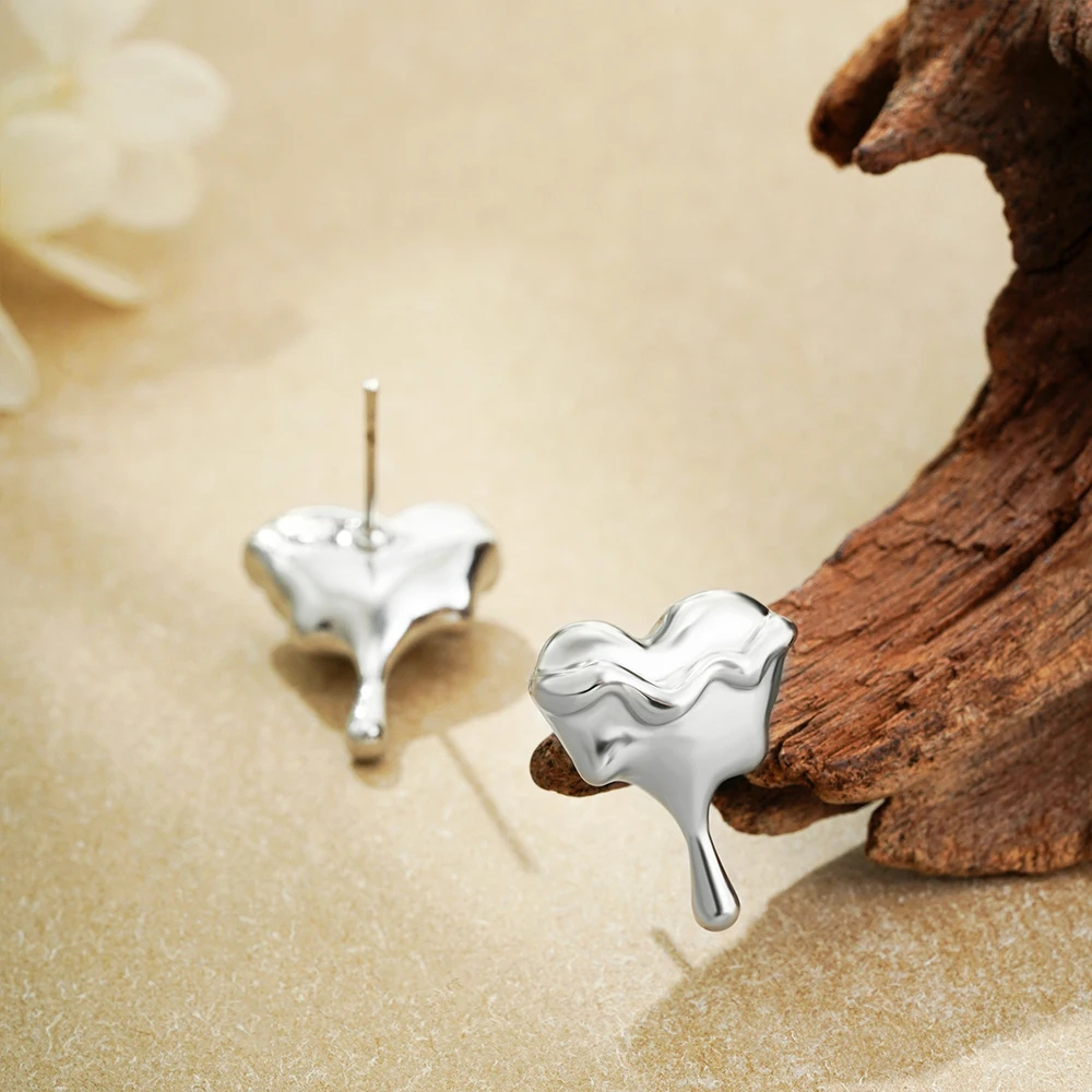 Boucles d'Oreilles Coeur pas cher