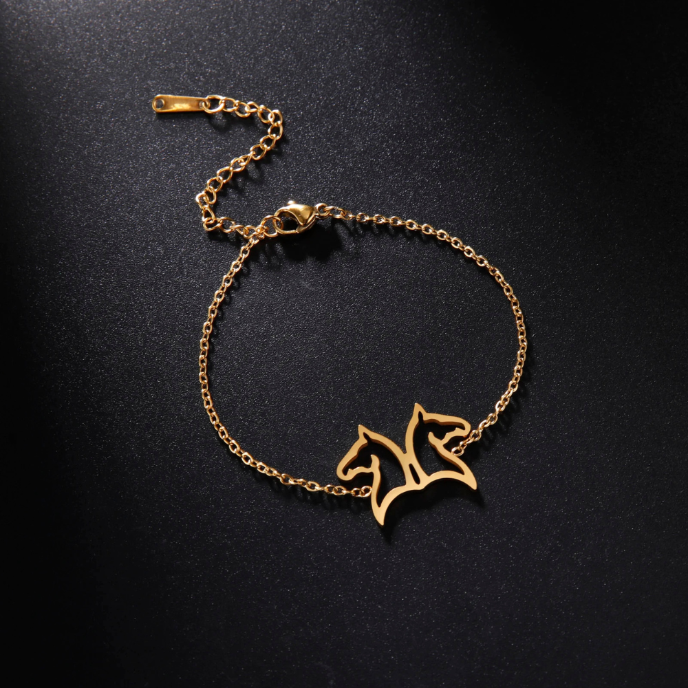 Bracelet Cheval or