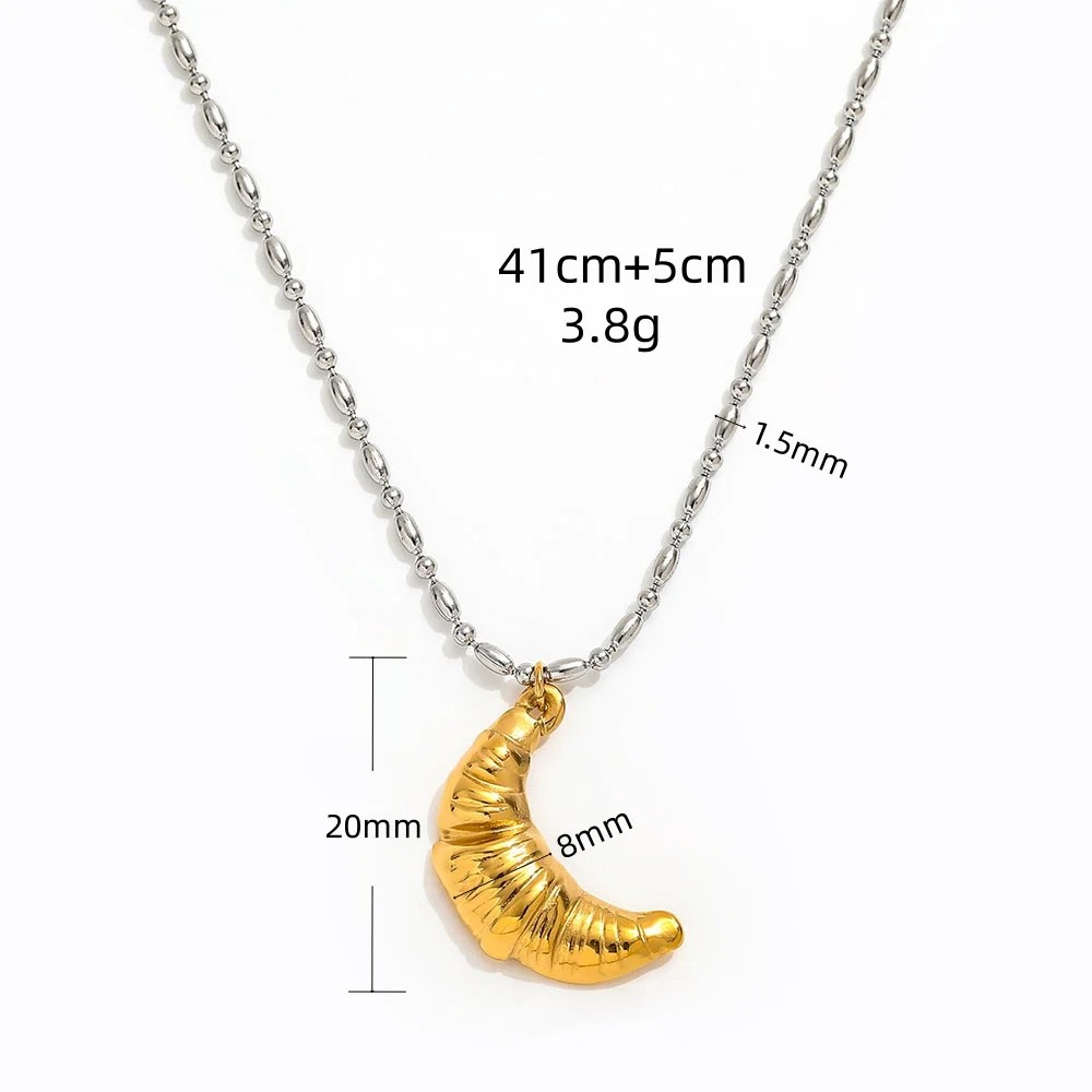 Collier Croissant Femme pendentif