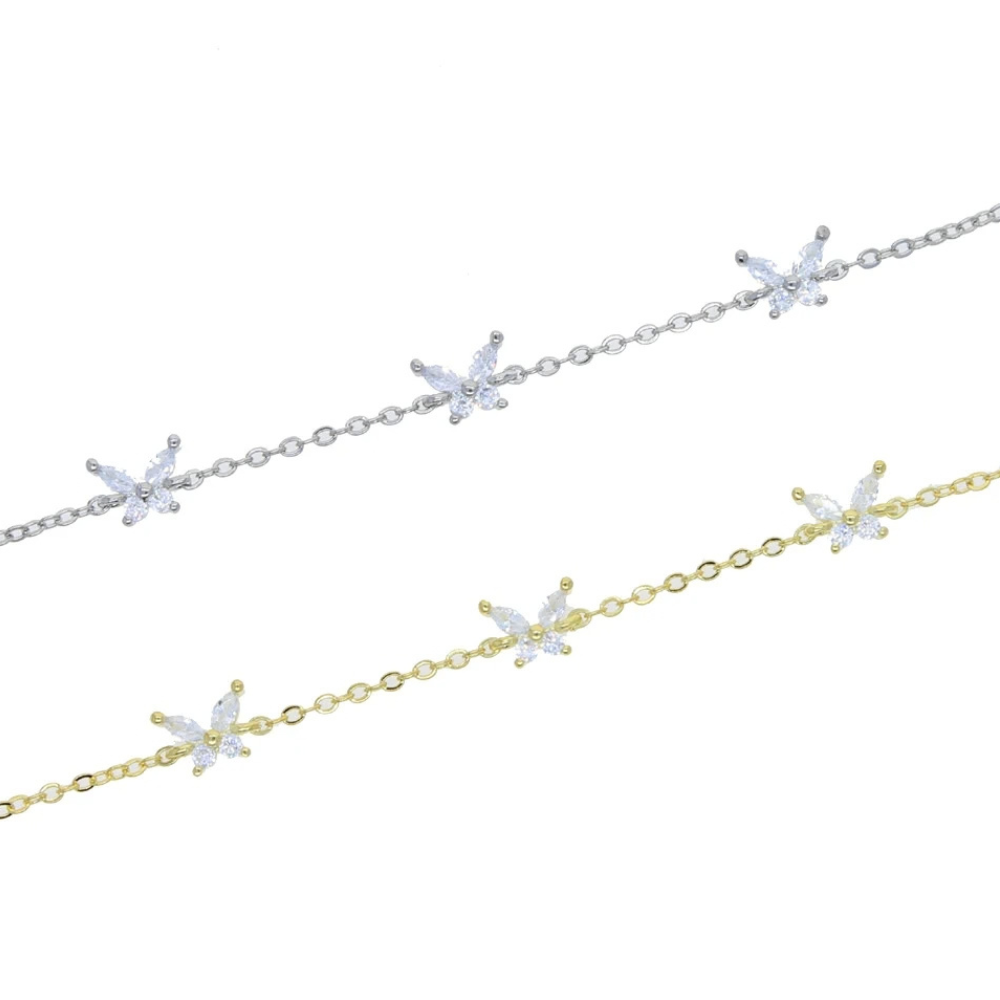 Bracelet Papillon pour Femme strass