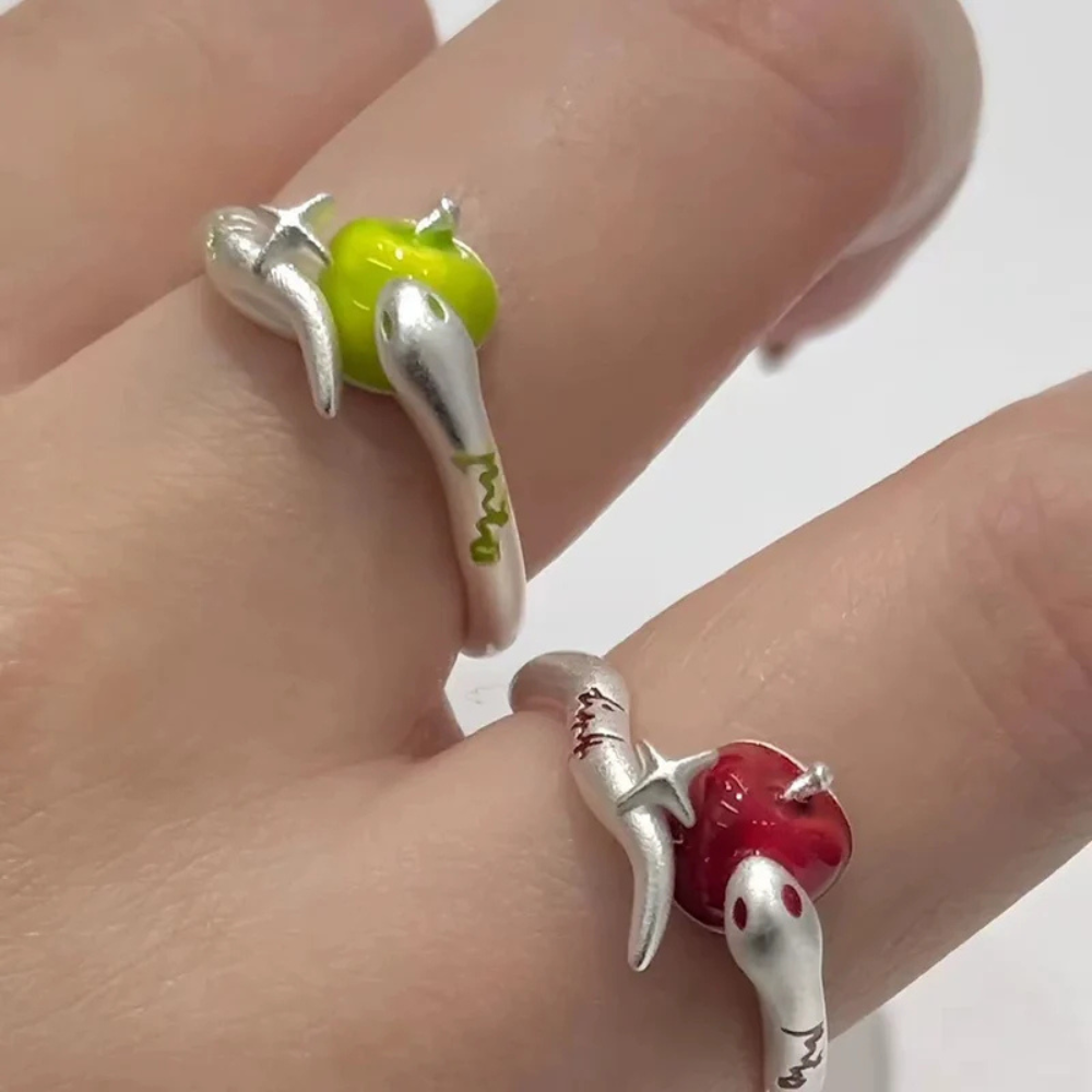 Bague Pomme Serpent couleur