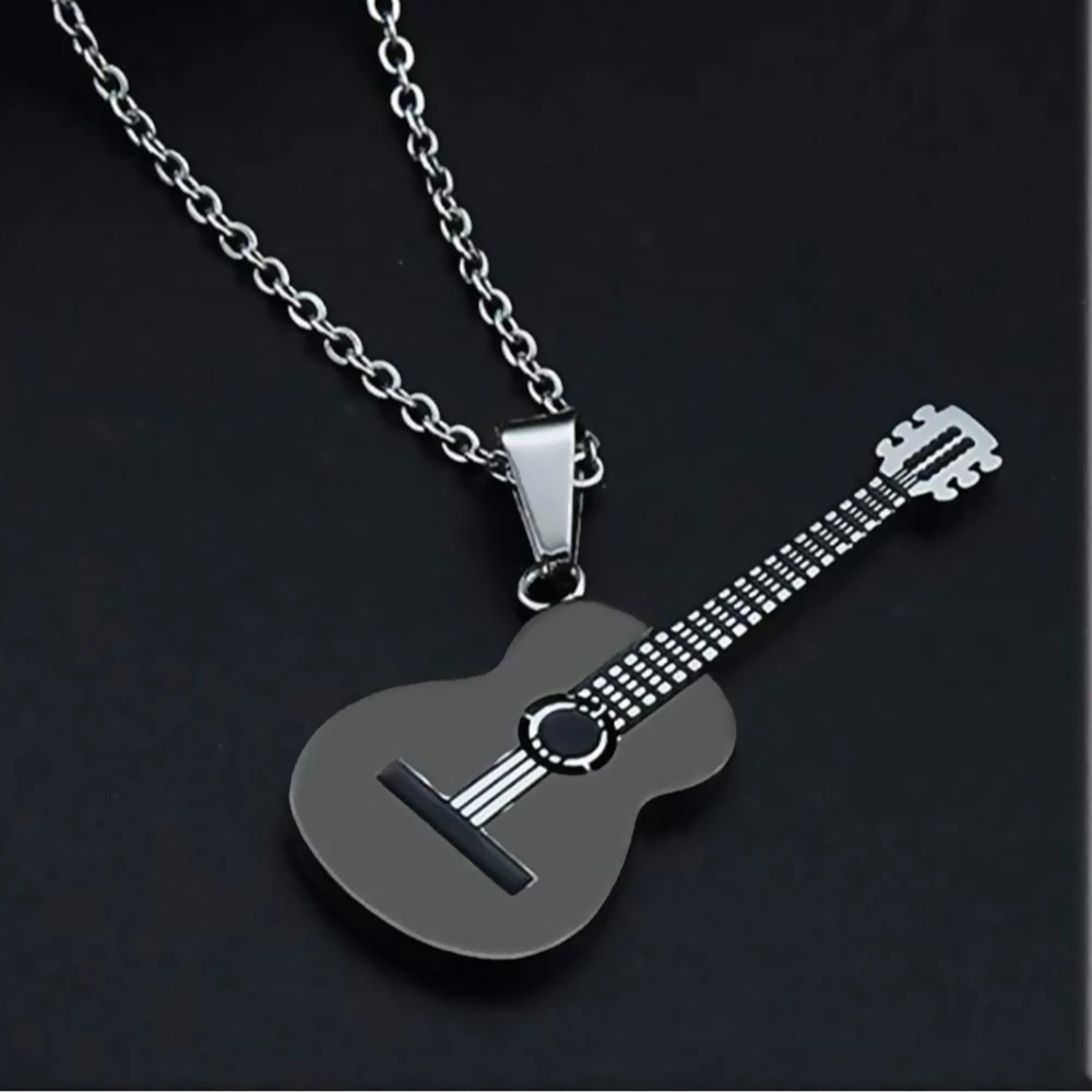 Collier Guitare Gitan noir