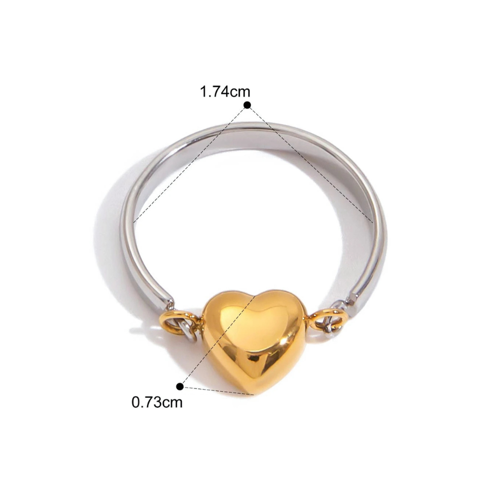 Bague Coeur taille