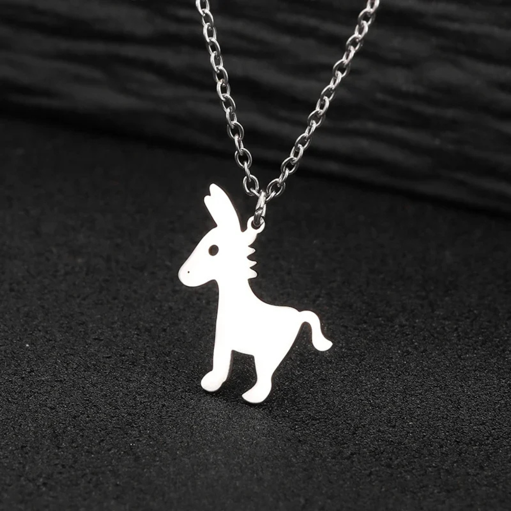 Collier Âne argent