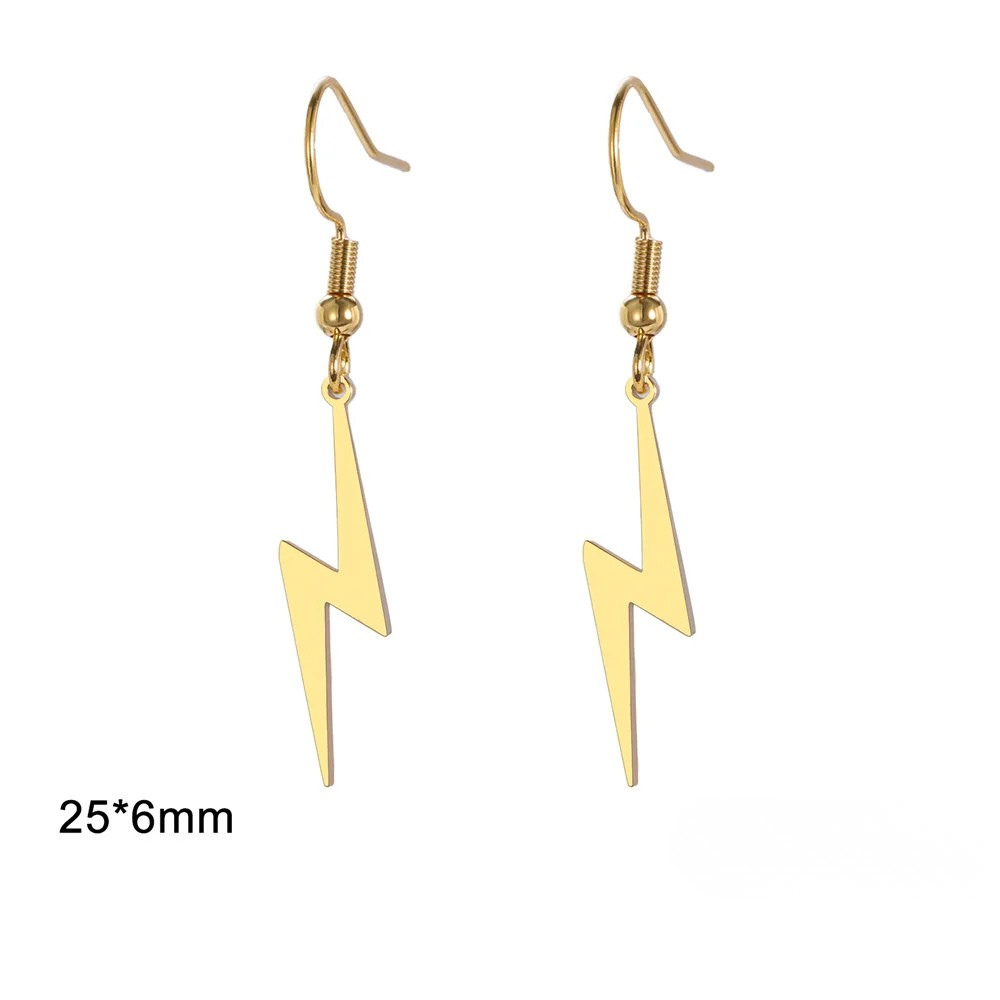 Boucles d'Oreilles Éclair