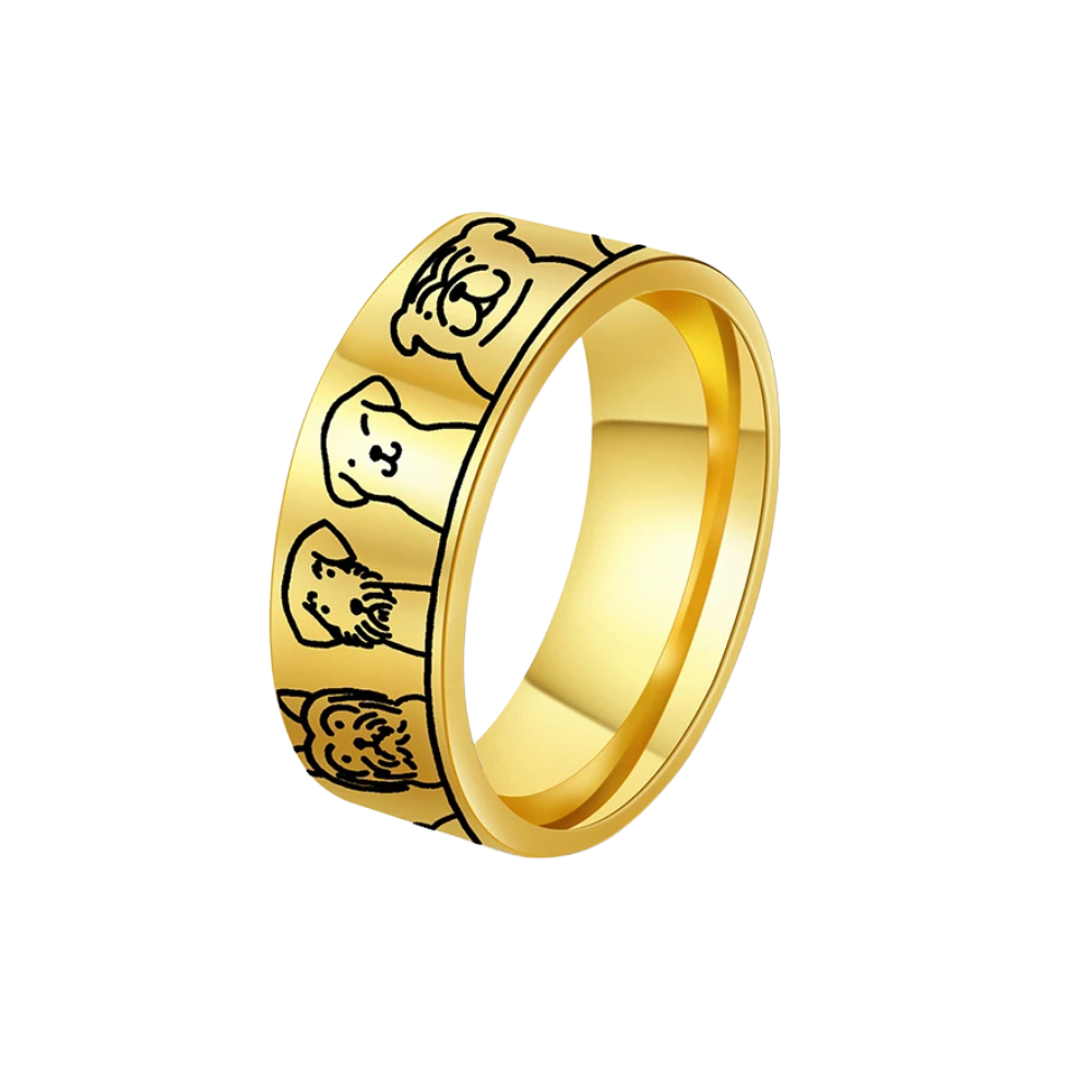 Bague Dessin de Chiens