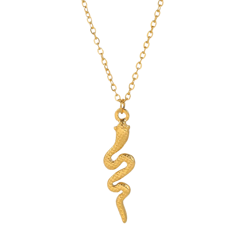 Collier Serpent Fin