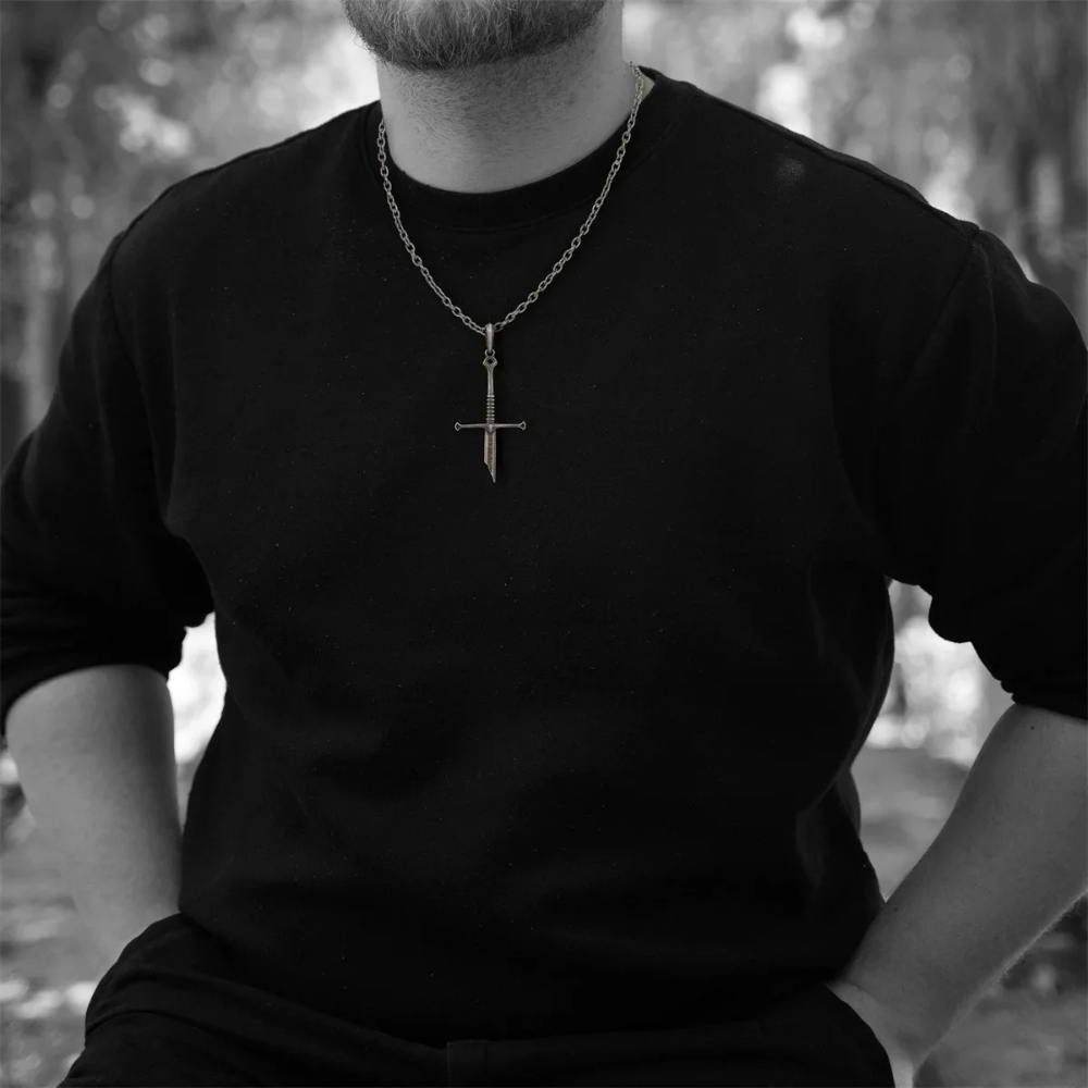 Collier Épée Brisée homme