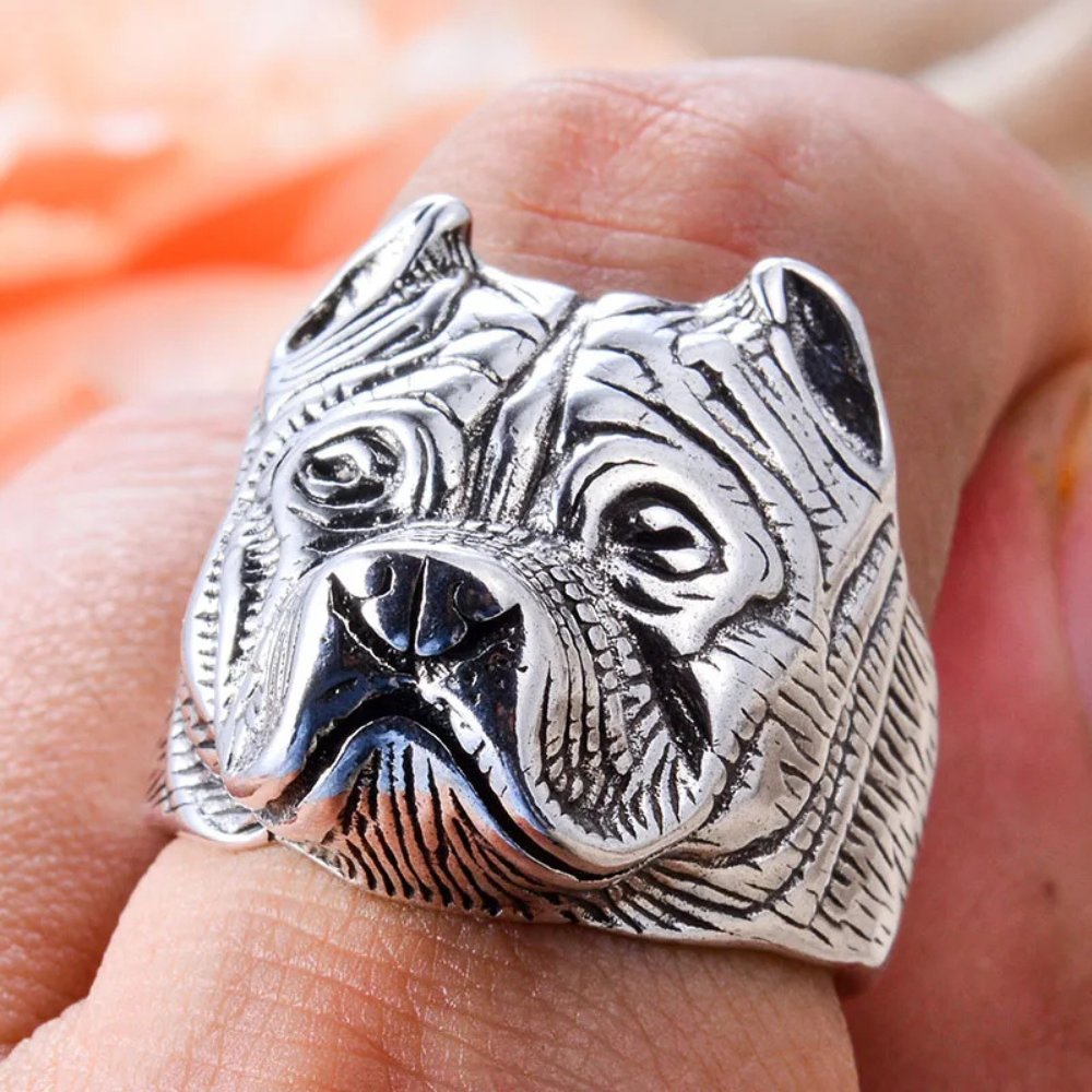Bague Pittbull argent