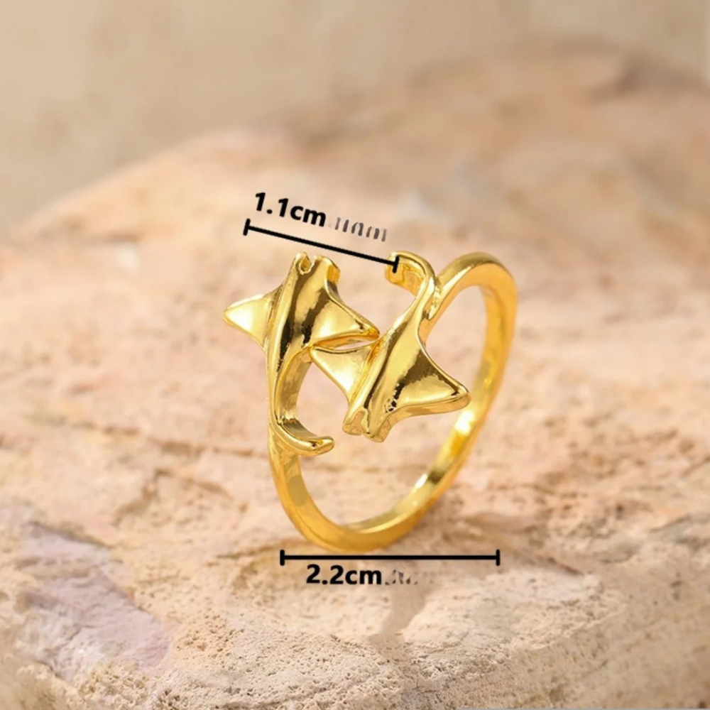 Bague Raie Manta Femme été