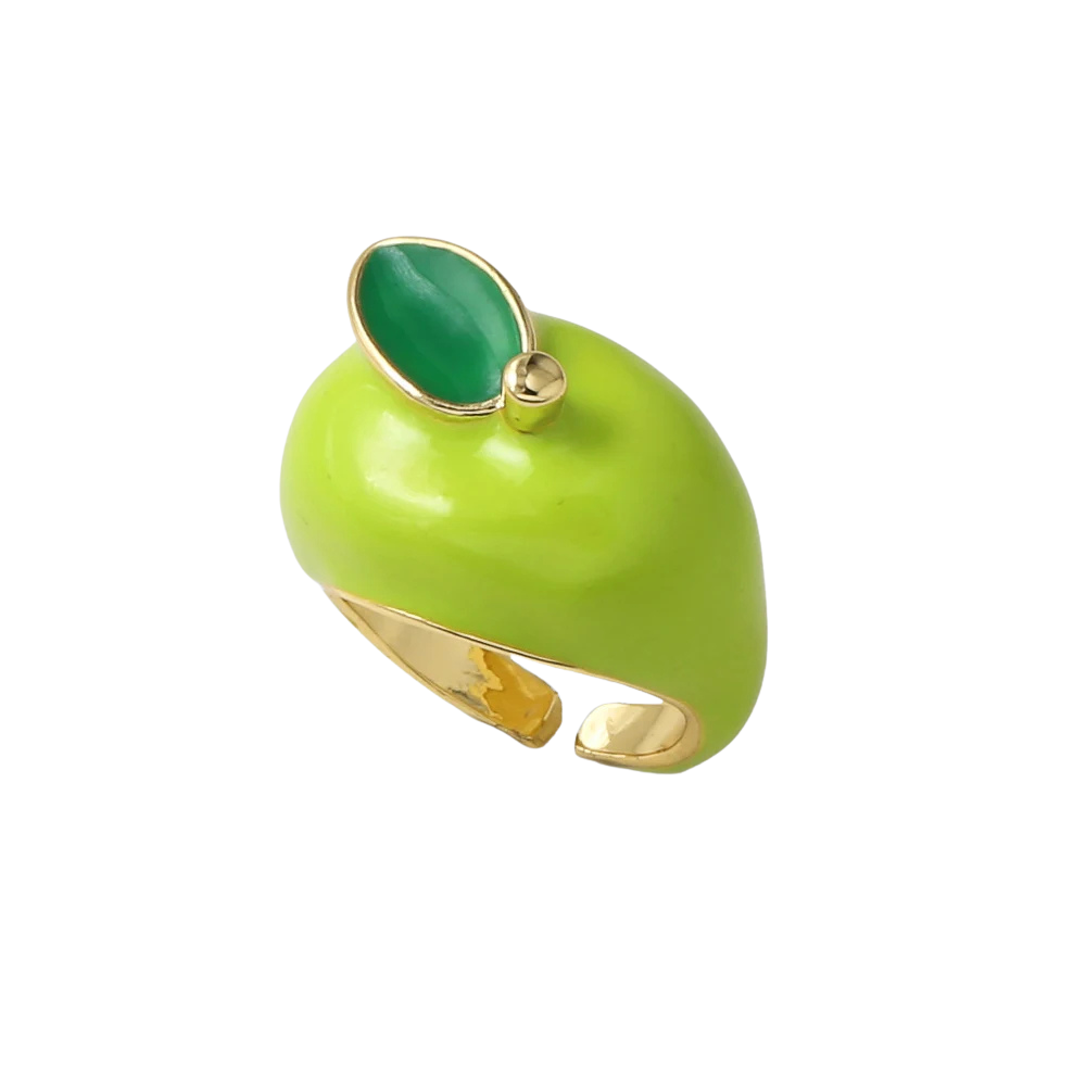 Bague Pomme verte